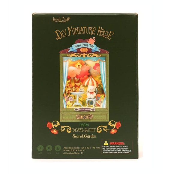 DIY 3D Box Theater Puzzle Bear's Sweetie 44pcs - Picture 4 of 6